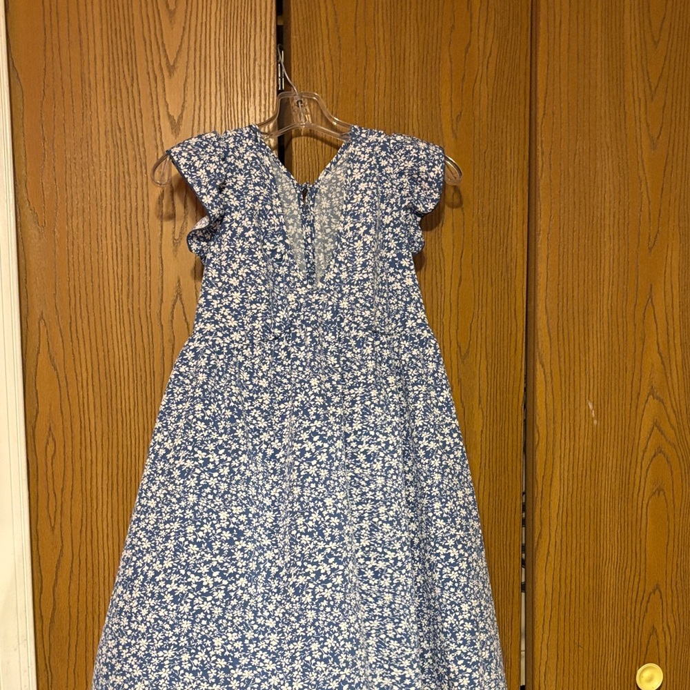 Blue Floral Dress
